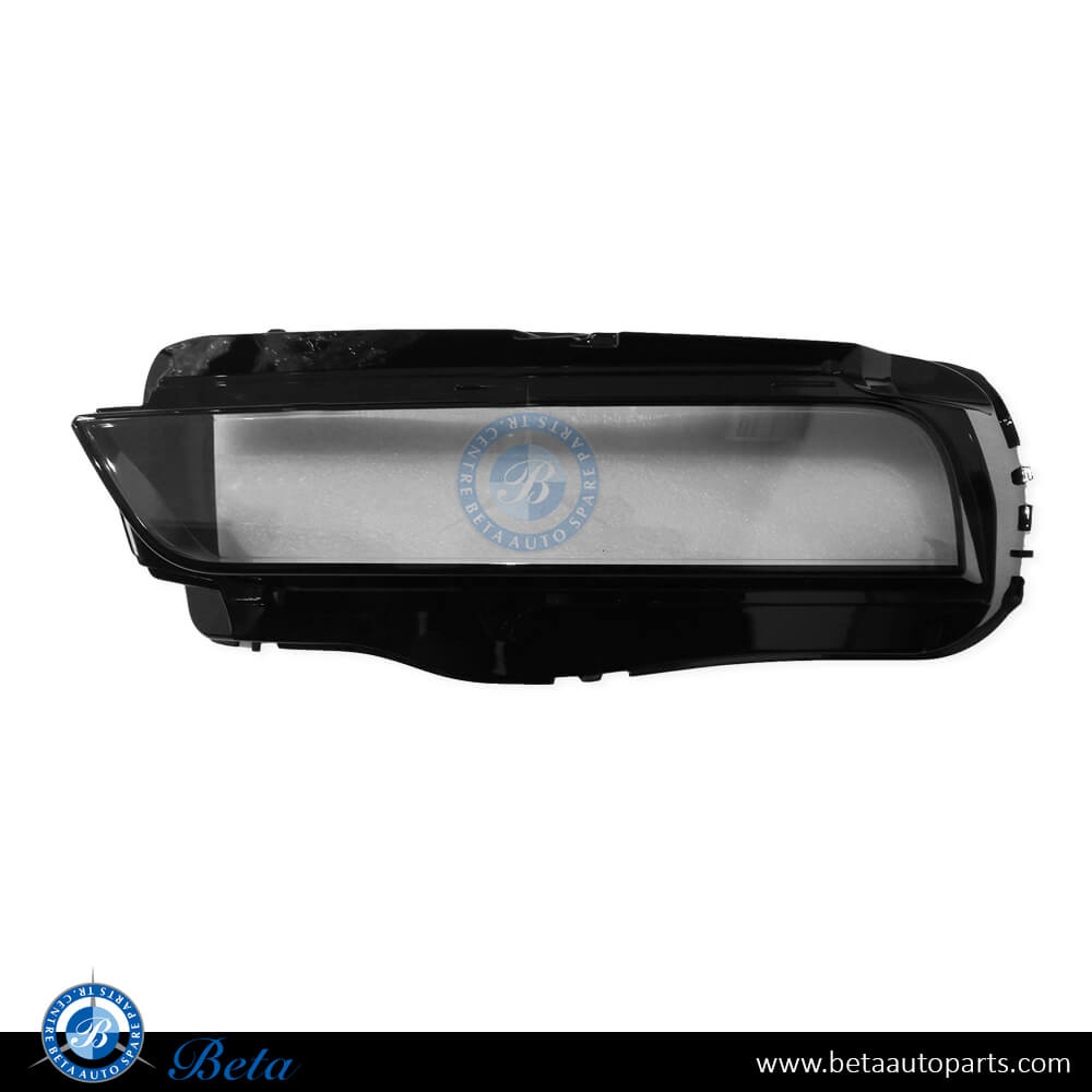 Left Side Headlamp Lens for LED for BMW 7 Series 2023-Up models, Part Number 63115A5F5A1