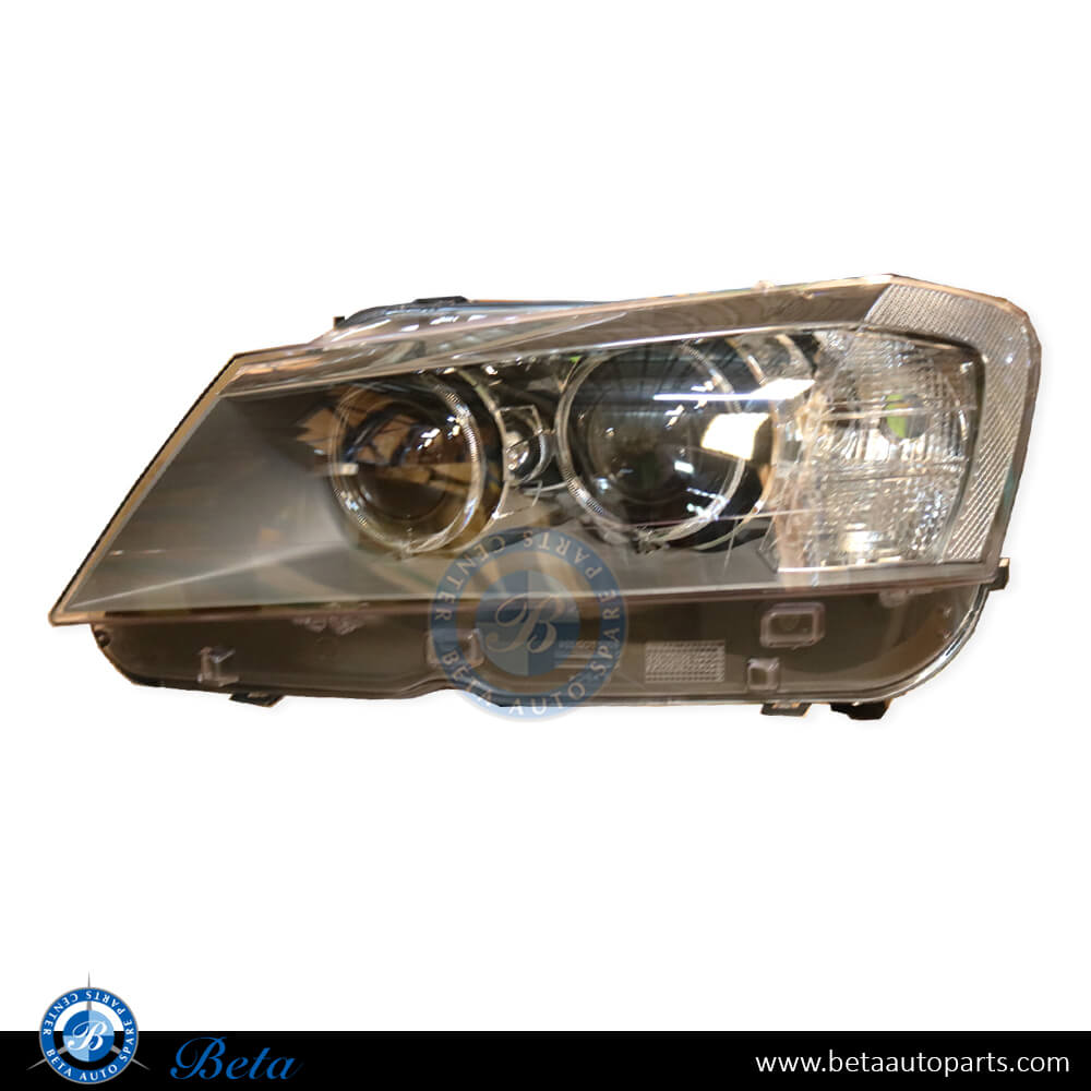 Left Side Headlamp Xenon for BMW X3 F25 2011-2014 models, Part Number 63117276991