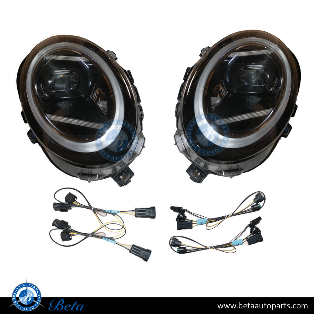 Headlamp Upgrade From Normal to 2024 Look for Mini Hatch F55/F56 2014-2017 models, Part Number 63117298311/312