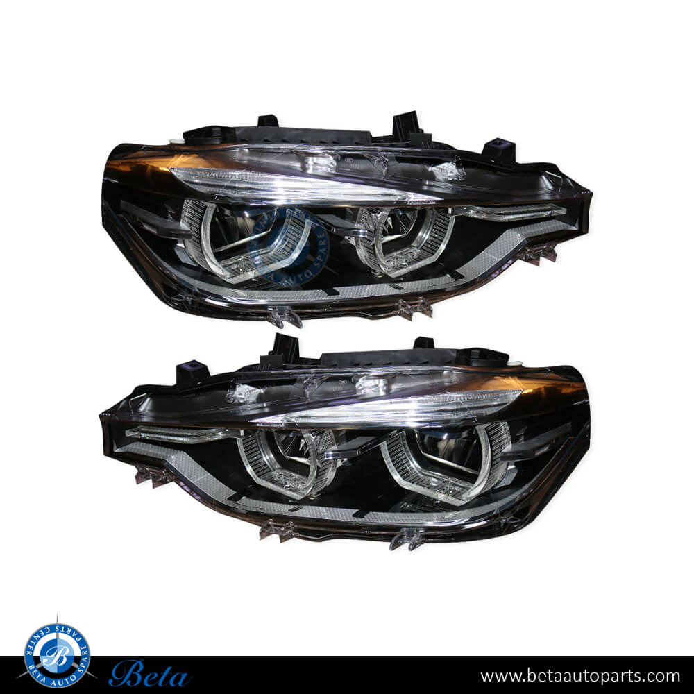 Headlamp Upgrade From Xenon To 2016 Adaptive LED Look for BMW 3 Series F30 2012-2018 models, Part Number 63117314531/63117314532