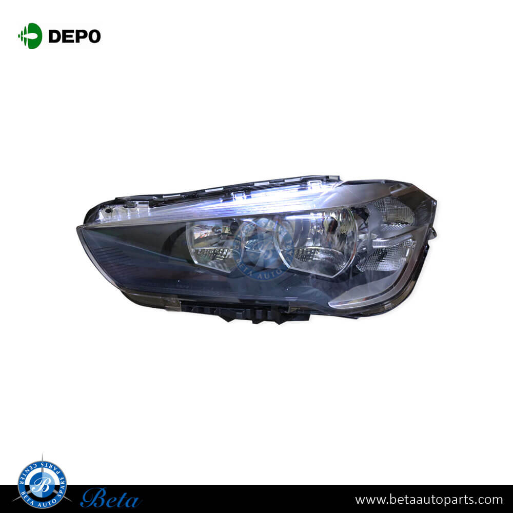 Left Side Headlamp Normal for BMW X1 F48 2016-Up models, Part Number 63117346533