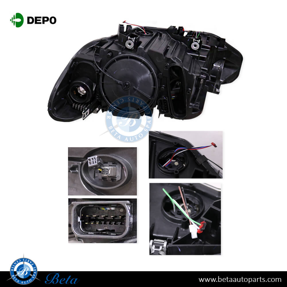 BMW 4 Series F32/F36 (2014-2017), Headlamp Xenon (right), Depo, 63117377844