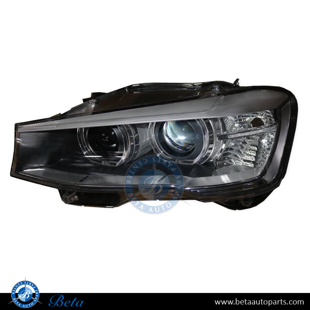 Left Side Headlamp Xenon for BMW X3 / X4 F25 LCI / F26 2014-2018 models, Part Number 63117401131