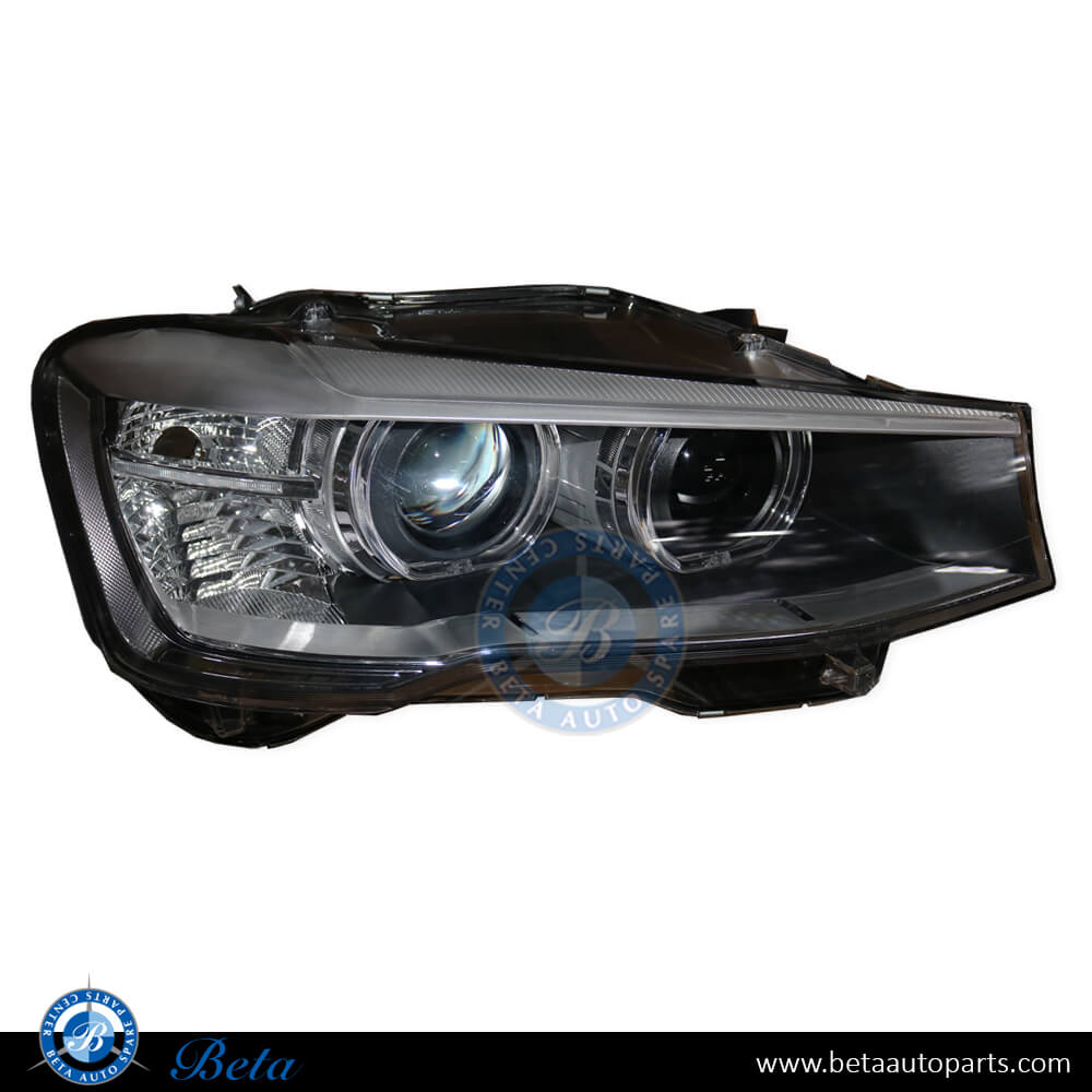 Right Side Headlamp Xenon for BMW X3 / X4 F25 LCI / F26 2014-2018 models, Part Number 63117401132