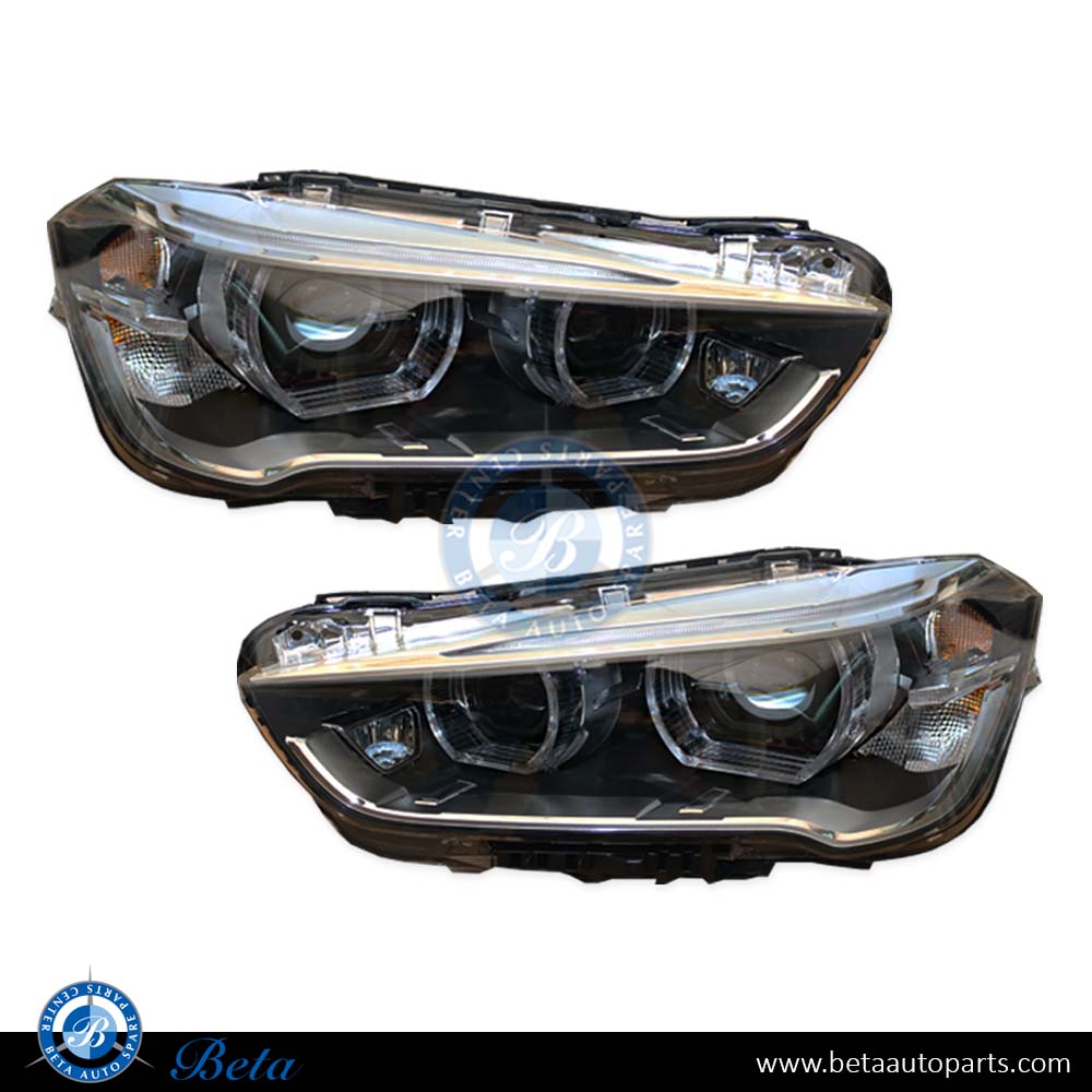 Headlamp Upgrade from Normal to LED without fan for BMW X1 F48 2016-2019 models, Part Number 63117436461 / 63117436462