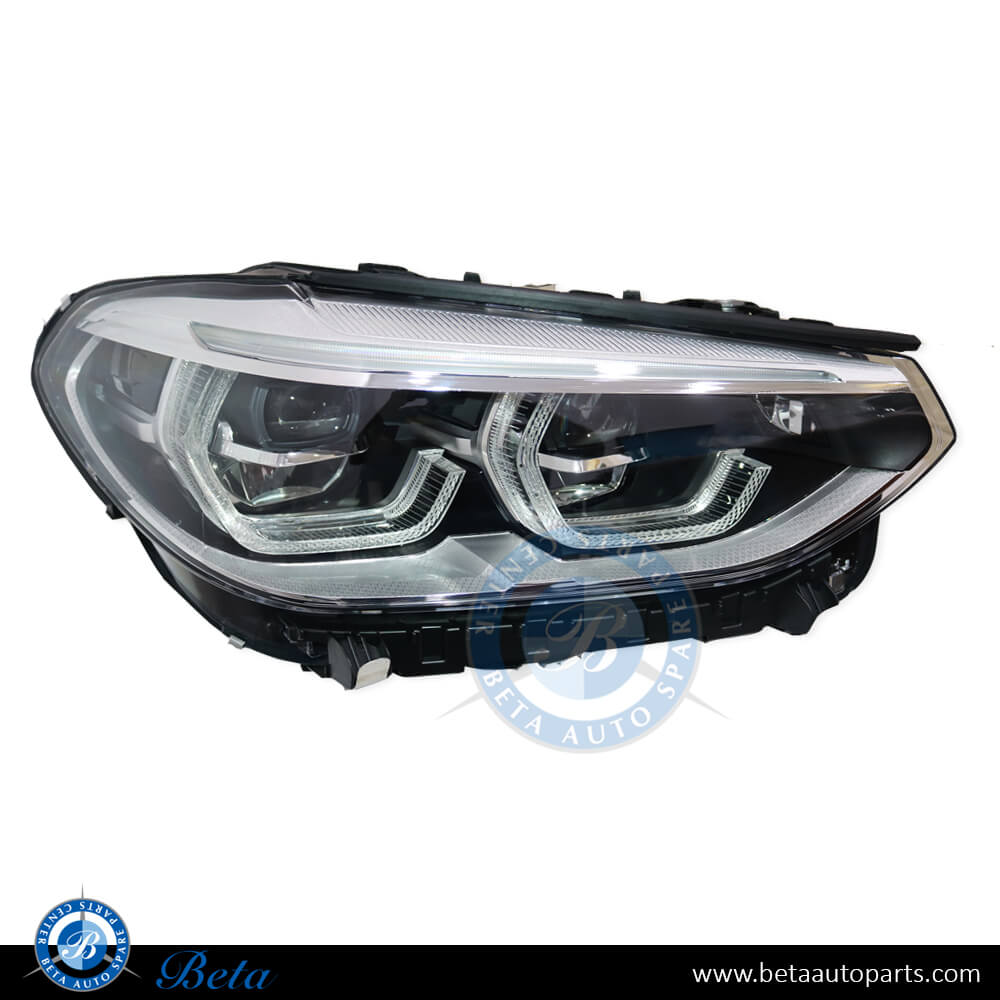 Right Side Headlamp Adaptive LED for BMW X3/X4 G01/G02 2018-Up models, Part Number 63117466120