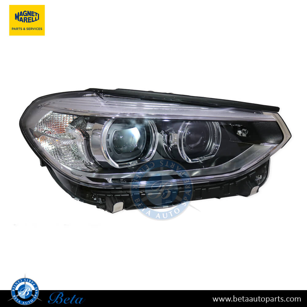 Right Side Headlamp LED for BMW X3/X4 G01/G02 2018-Up models, Part Number 63117466126