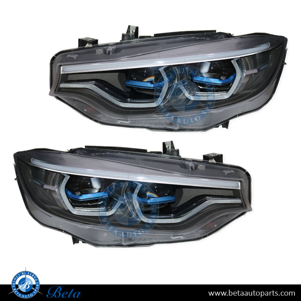 Headlamp Upgrade to Adaptive LED for BMW 4 Series F32/F36 LCI 2018-2020 models, Part Number 63117478151/63117478152