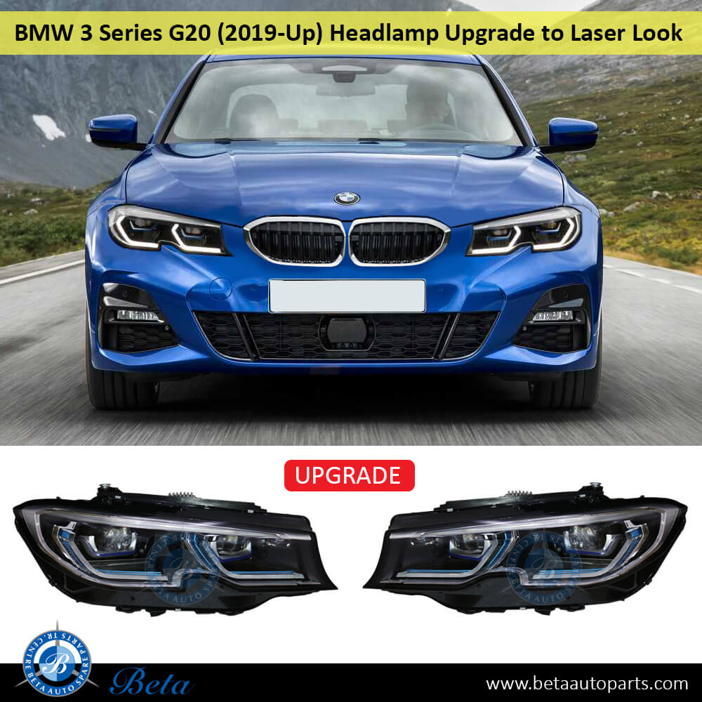 BMW 3 Series G20 (2019-2022), Headlamp Upgrade from Adaptive LED Laser Look, China, 63118496155 / 63118496156