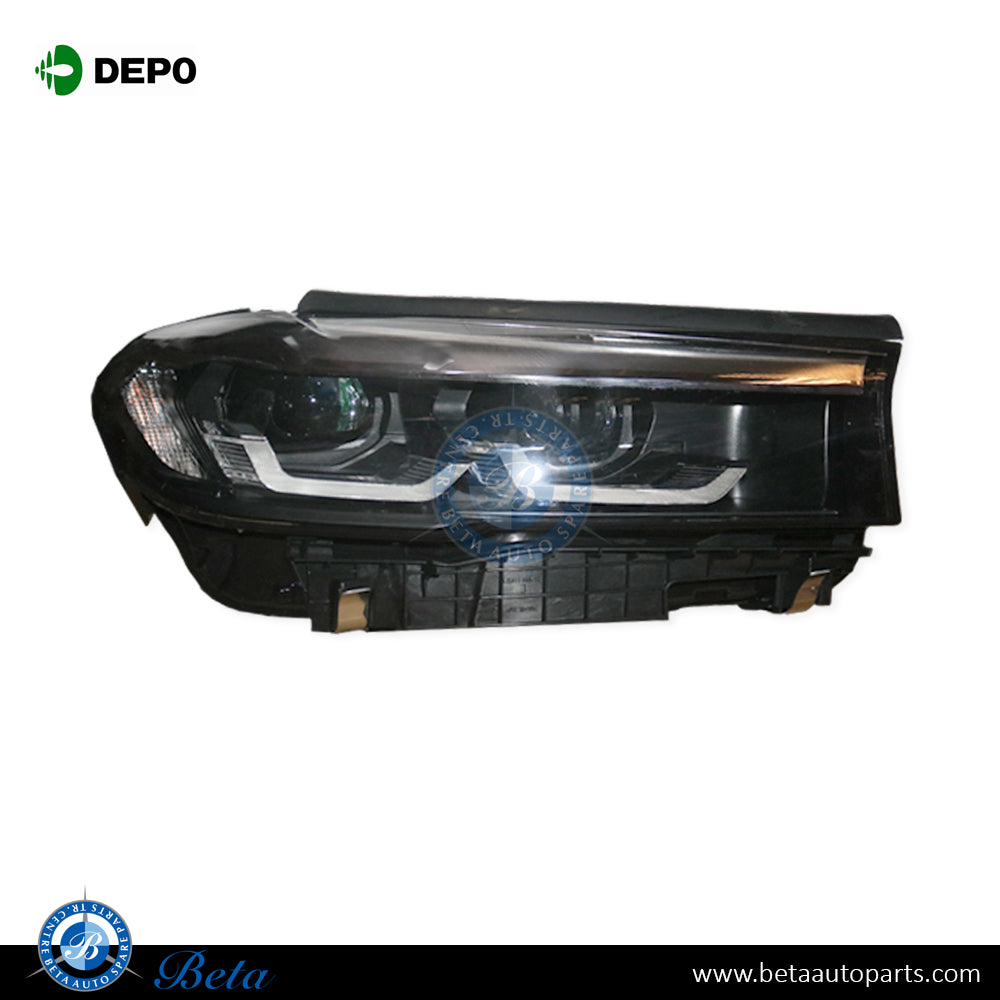 BMW 5 Series G30 LCI (2021-2023), Headlamp LED (Right), Depo, 63119479258