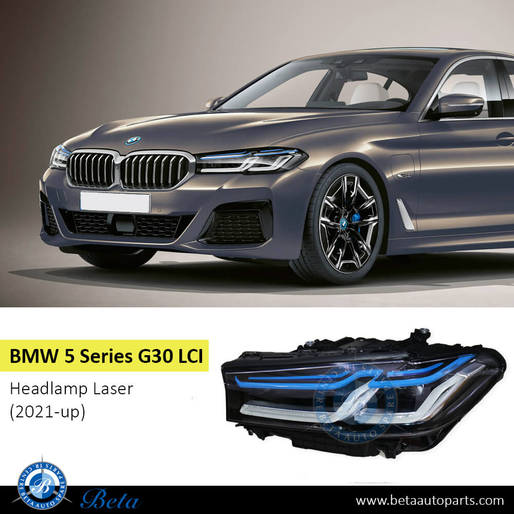 BMW 5 Series G30 LCI (2021-Up), Headlamp Laser LED (Left), China, 63119479267