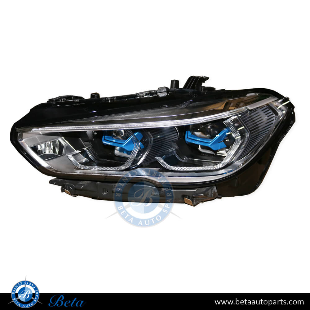 Left Side Headlamp Laser LED for BMW X5/X6 G05/G06 2019-Up models, Part Number 63119850425 / 63117933339