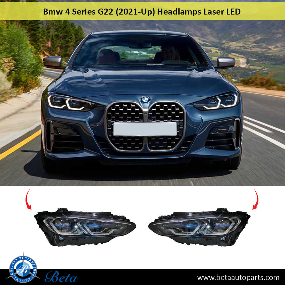 BMW 4 Series G22 (2021-Up), Headlamp Laser LED (Left), China, 63119851041