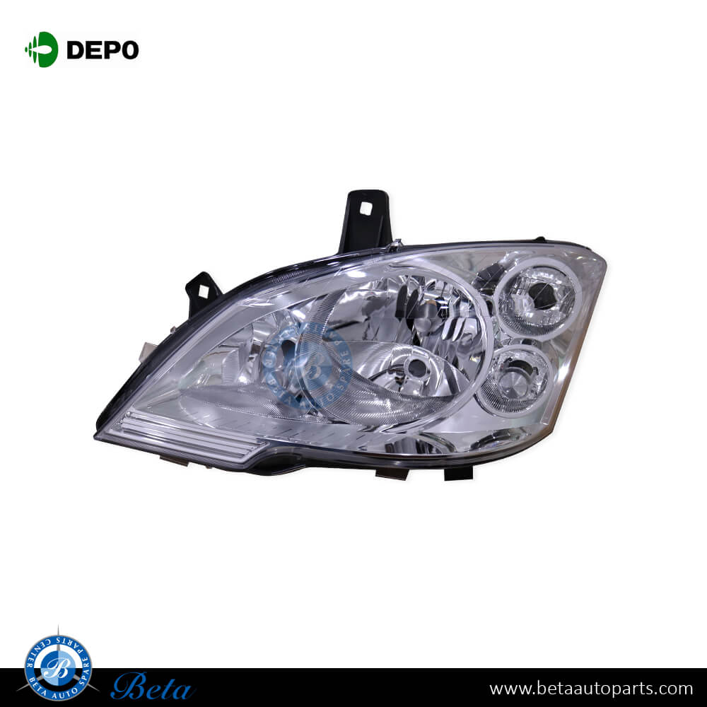 Left Side Headlamp for Mercedes Vito W639 2010-2013 models, Part Number 6398201861