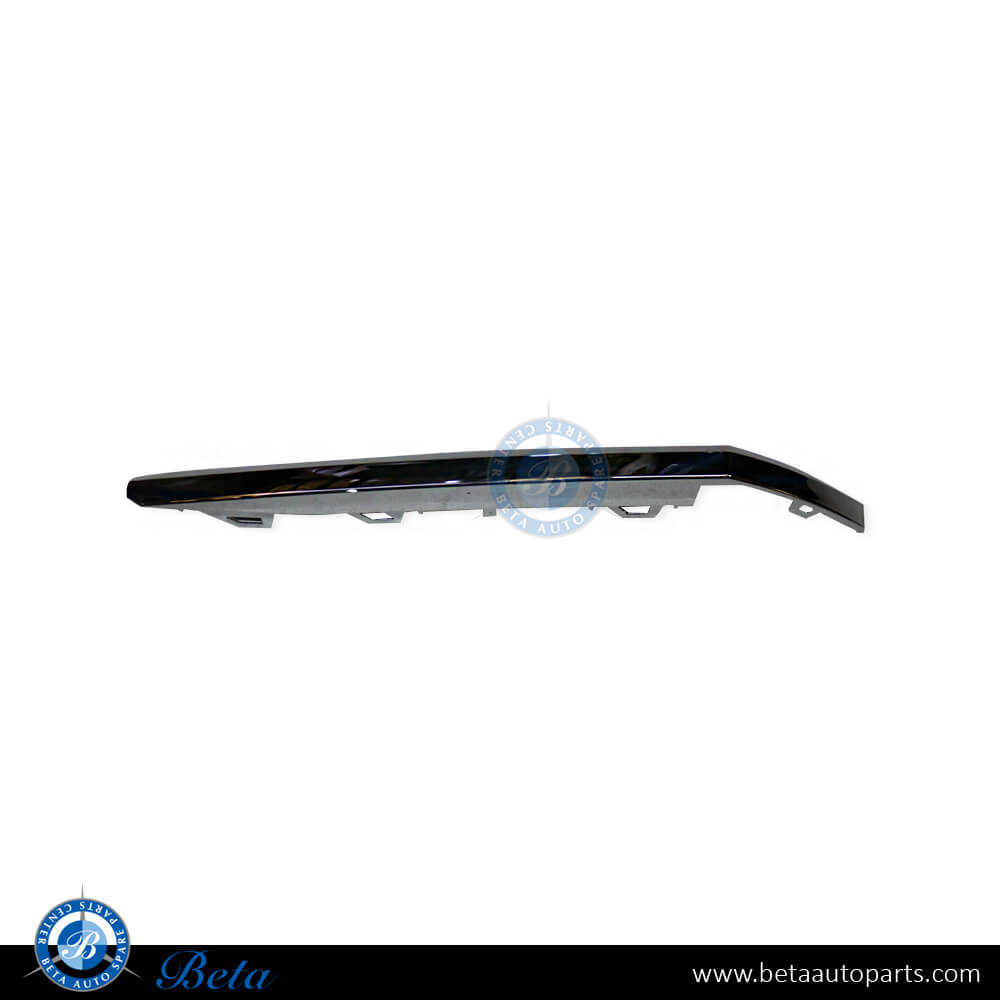 Left Side Front Bumper Chrome Moulding for Volkswagen Touareg 2018-Up models, Part Number 760853253