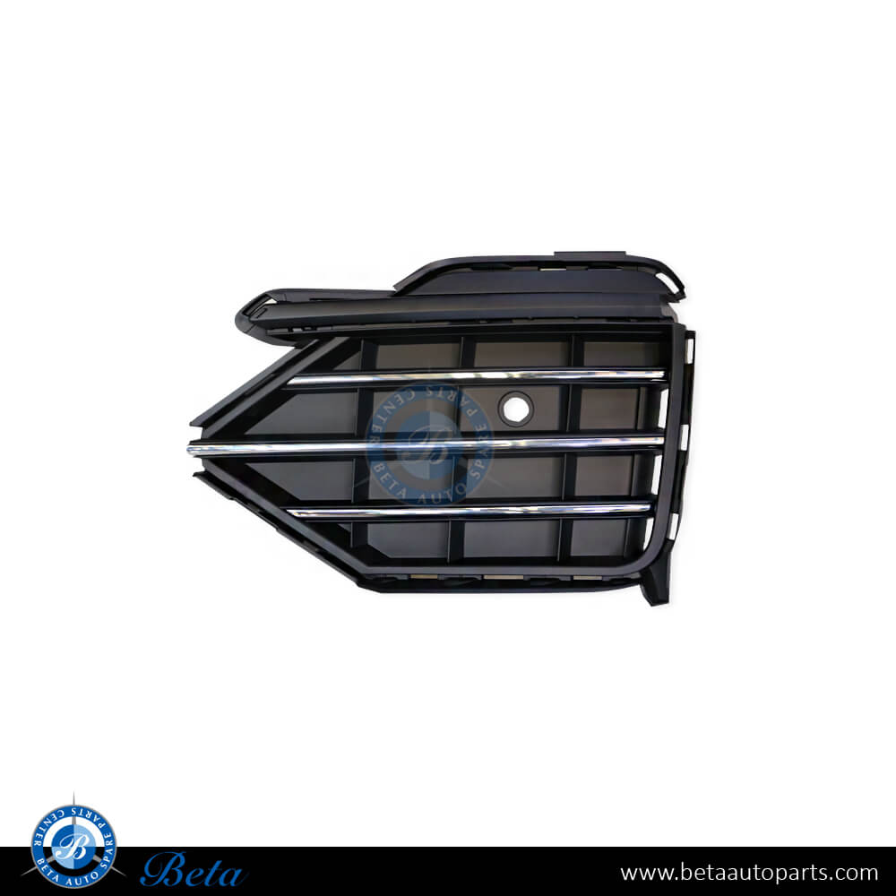 Right Side Front Bumper Lower Grille for Volkswagen Touareg 2018-Up models, Part Number 760853662C