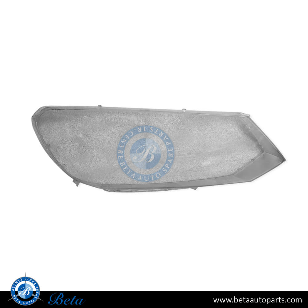 Right Side Headlamp Lens for Volkswagen Touareg 2011-2014 models, Part Number 7P1941006