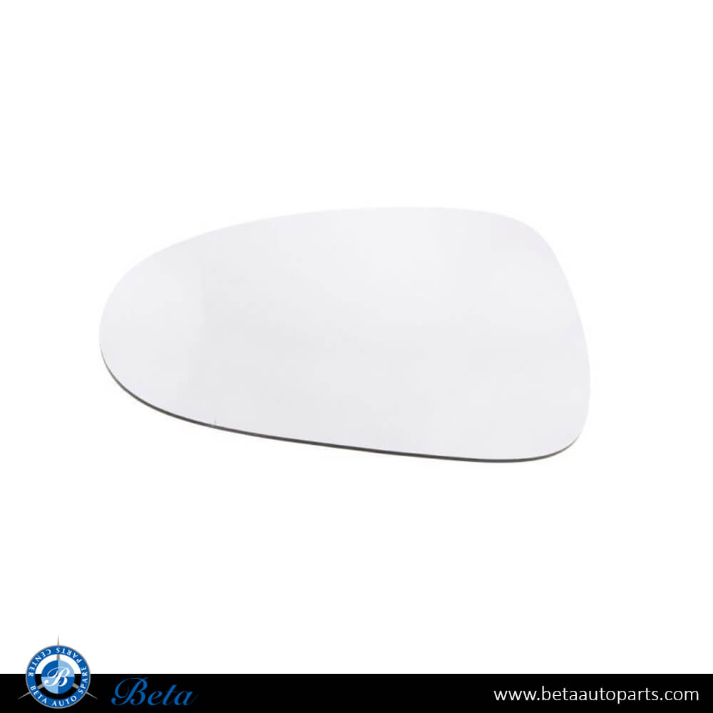 Left Side Mirror Glass - LD.H-AS for Volkswagen Touareg 2011-2017 models, Part Number 7P6857521D