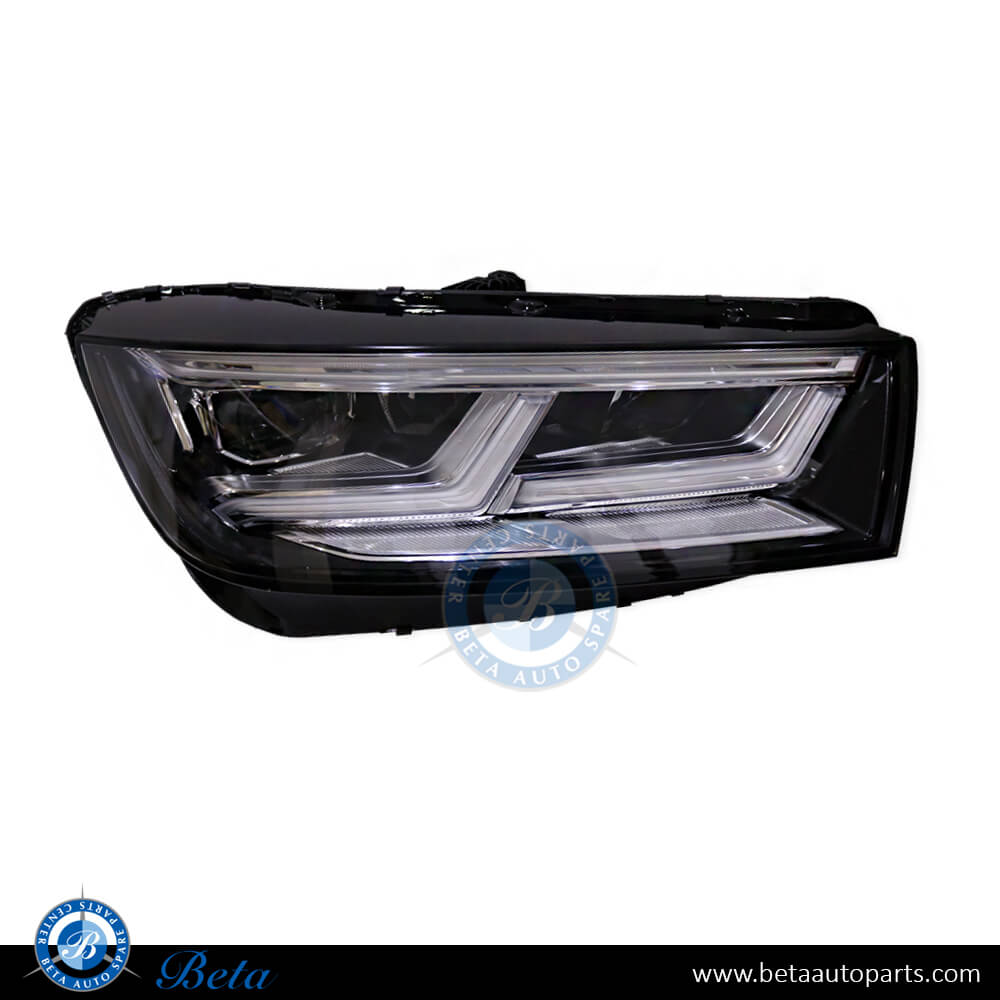 Right Side Headlamp LED for Audi Q5 2018-Up models, Part Number 80A941774