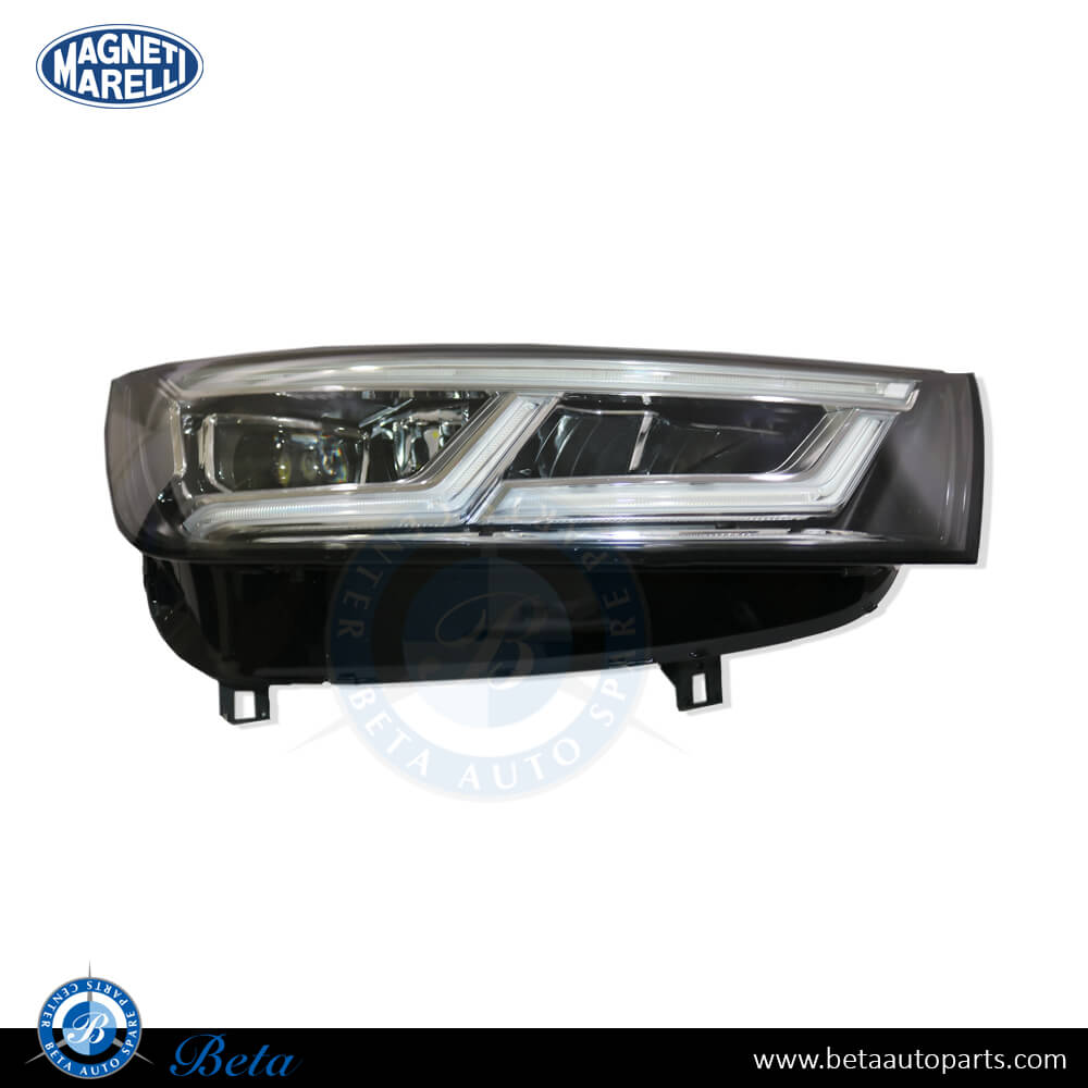 Right Side Headlamp LED for Audi Q5 2018-up models, Part Number 80A941774