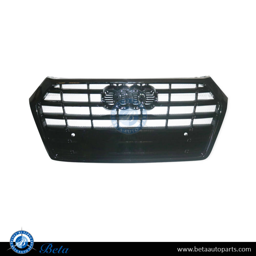 Radiator Grille Black Color for Audi Q5 Standard/S-Line 2018-2020 models, Part Number 80A853651JFUQ