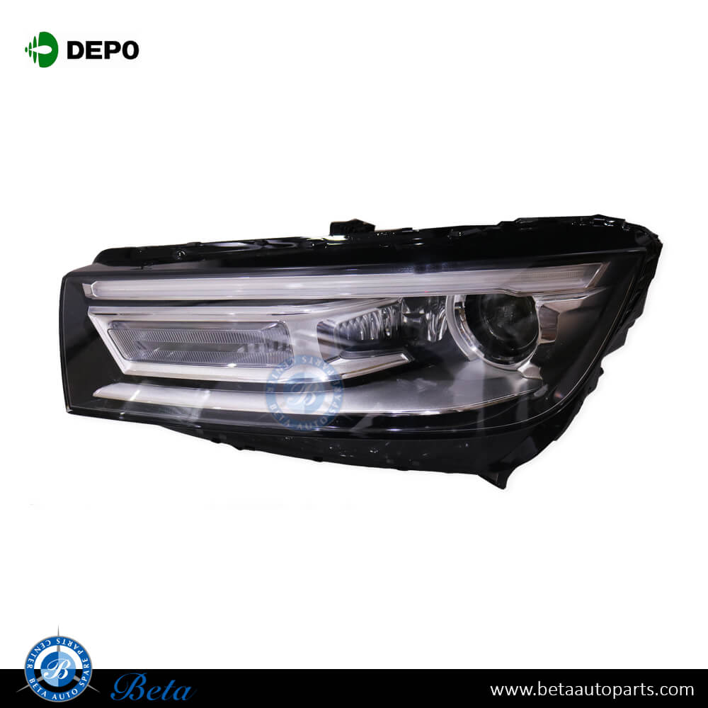 Left Side Headlamp Xenon for Audi Q5 2018 -Up models, Part Number 80A941043