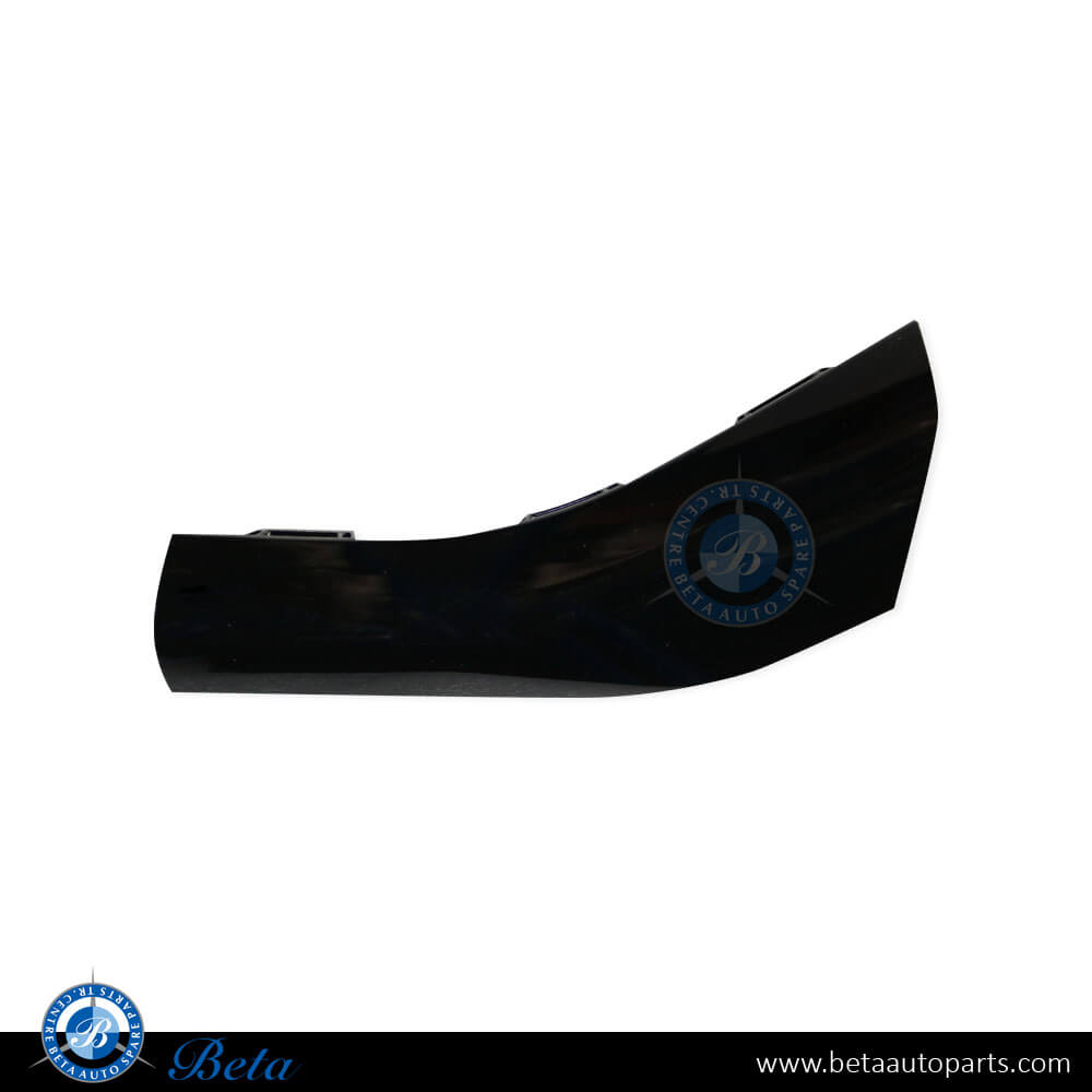 Left Side Rear Diffuser Inner Moulding - Black for Audi Q5 2021-Up models, Part Number 80F853457T94