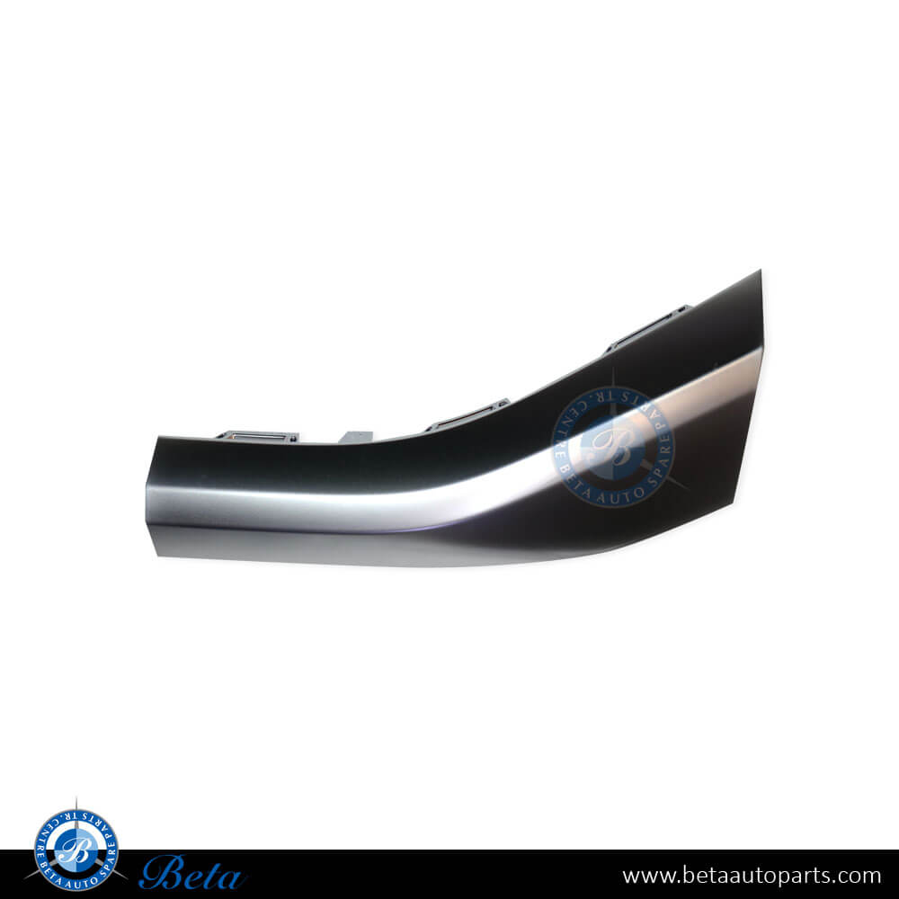 Right Side Rear Diffuser Inner Chrome Moulding - Silver for Audi Q5 2021-Up models, Part Number 80F8534583Q7