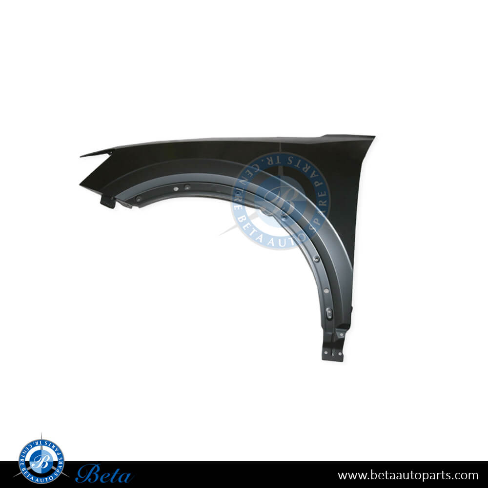 Left Side Front Fender - Steel for Audi Q2 2017-2020 models, Part Number 81A821105