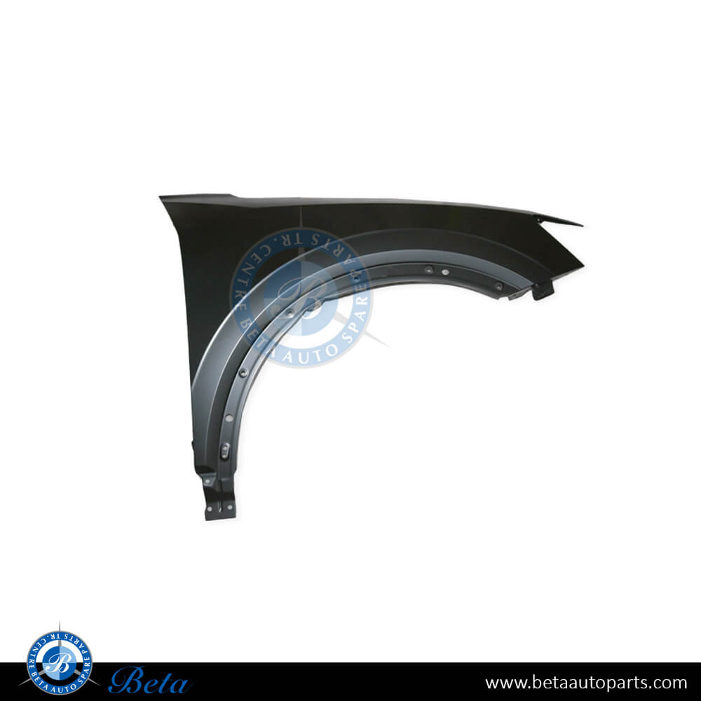 Right Side Front Fender - Steel for Audi Q2 2017-2020 models, Part Number 81A821106