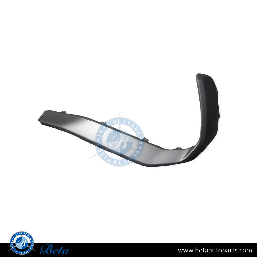 Right Side Rear Diffuser Chrome Moulding - Silver for Audi Q3 Standard/S-Line 2019-Up models, Part Number 83F807968TB2