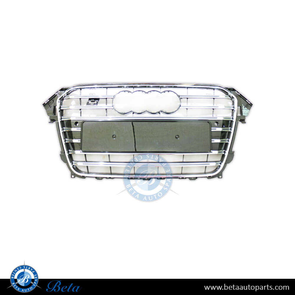 Audi A4 S-LINE (2012-2015), Grille with PDC (Black and Chrome), China, 8K0853651