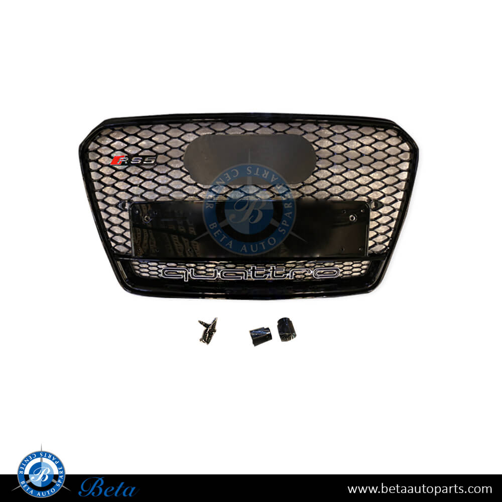 Audi A5 (2012-2016), Grille RS5 look (Black), China, 8T0853651D