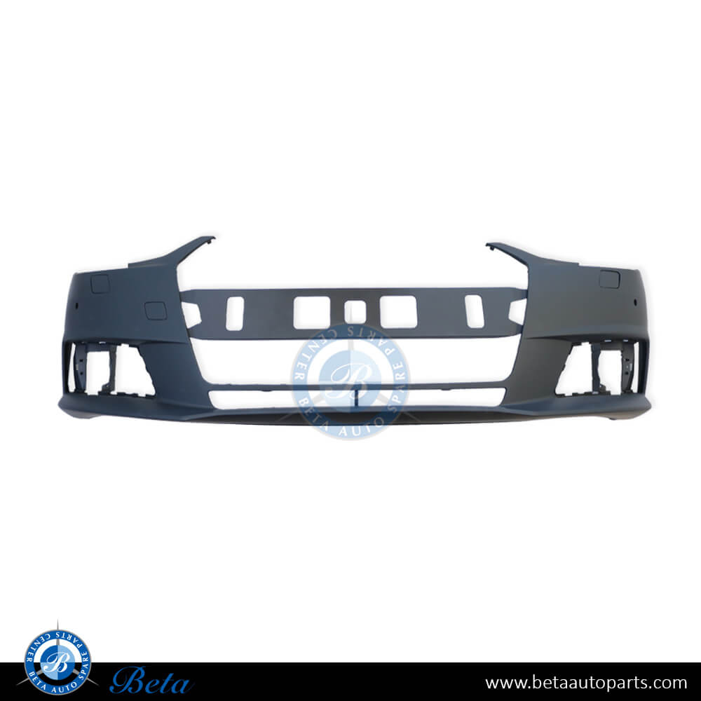 Audi A4 (2016-2019), Front Bumper with PDC and Washer, China, 8W0807065Q