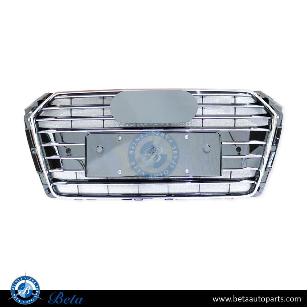 Audi A4 (2016-2019), Grille with PDC (Black), China, 8W0853651D