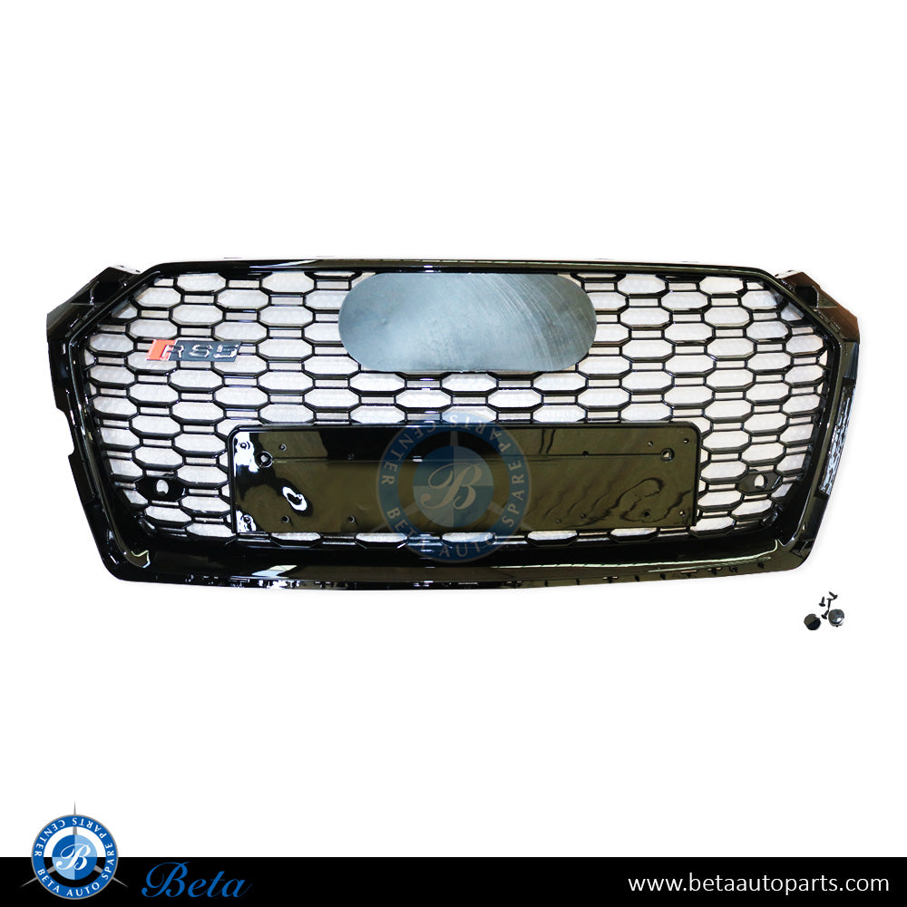 Audi A5 (2017-Up), Grille RS5 Look (All Black), China, 8W6853651AK