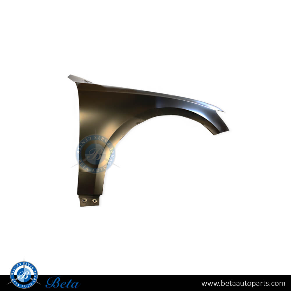 Right Side Front Fender without Signal Lamp Hole for Audi Q5 2009-2012 models, Part Number 8R0821106