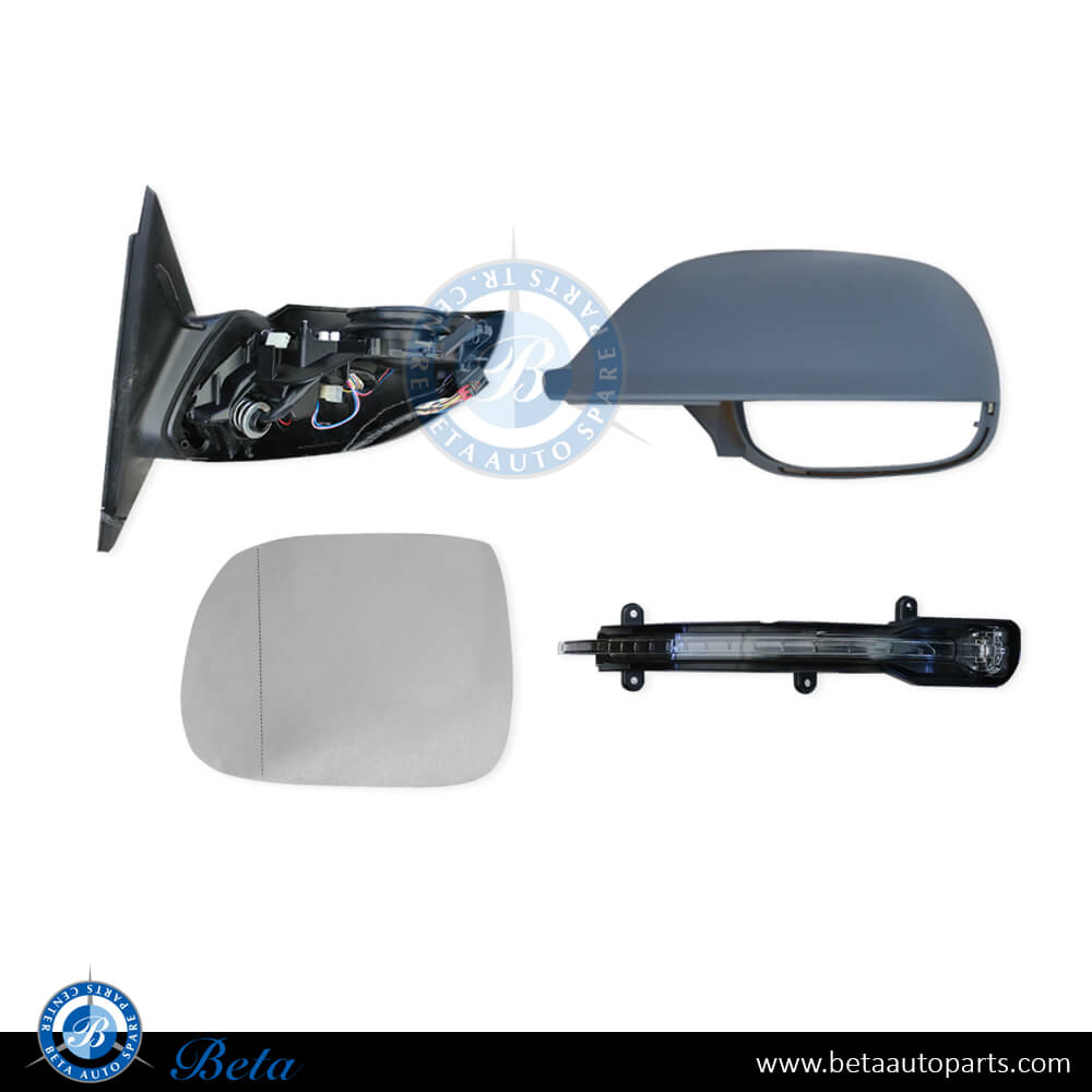 Left Side Side Mirror for Audi Q5 2009-2017 models, Part Number 8R1857409L01C