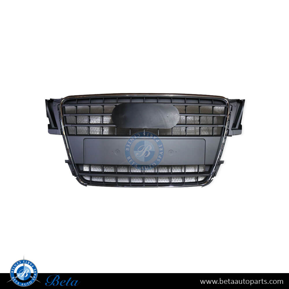 Radiator Grille Gray color for Audi A5 2008-2011 models, Part Number 8T0853651E1QP