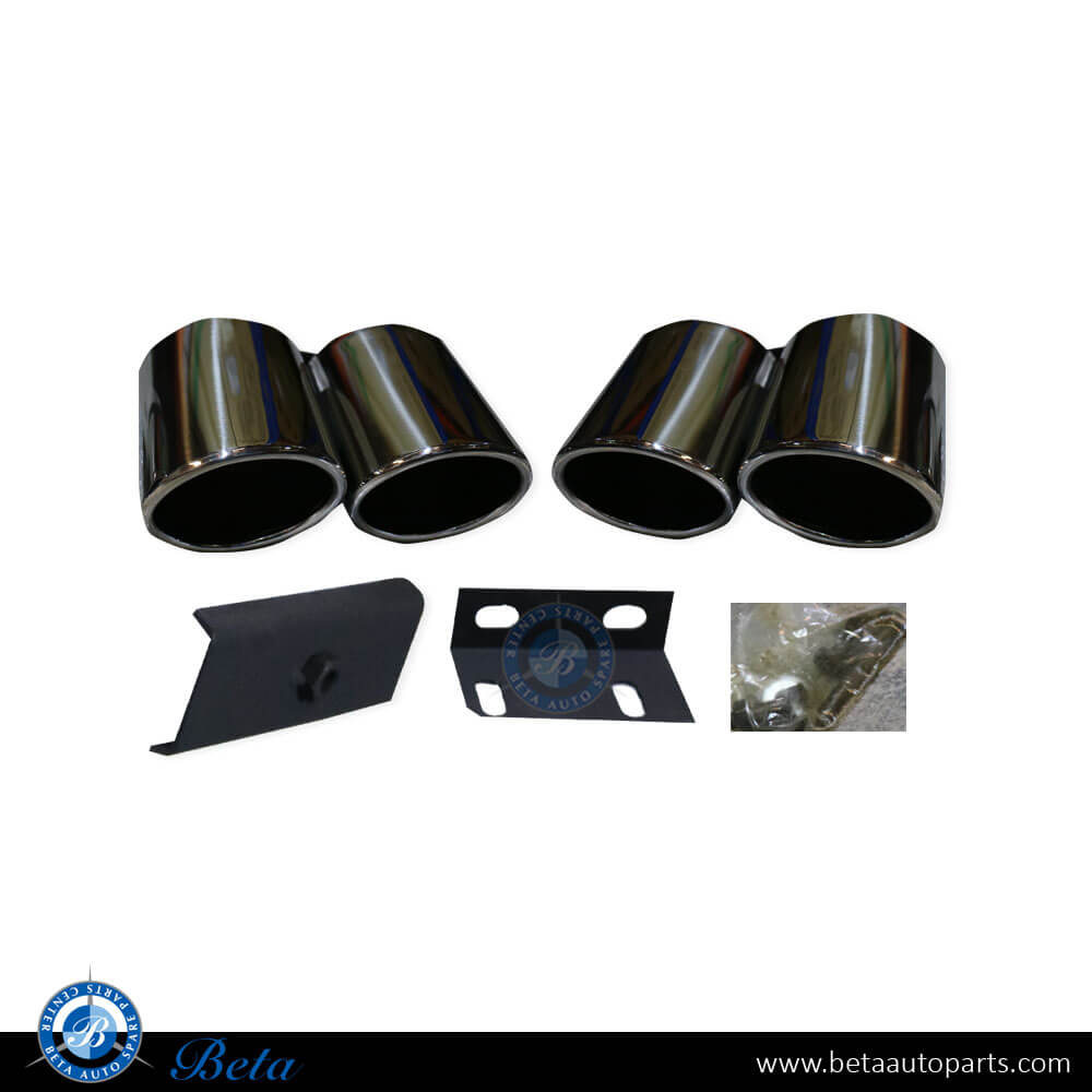 Audi A3 (2013-2019), Exhaust Tips S1/S3 Look, China, 8V0253825C/8V0253826C