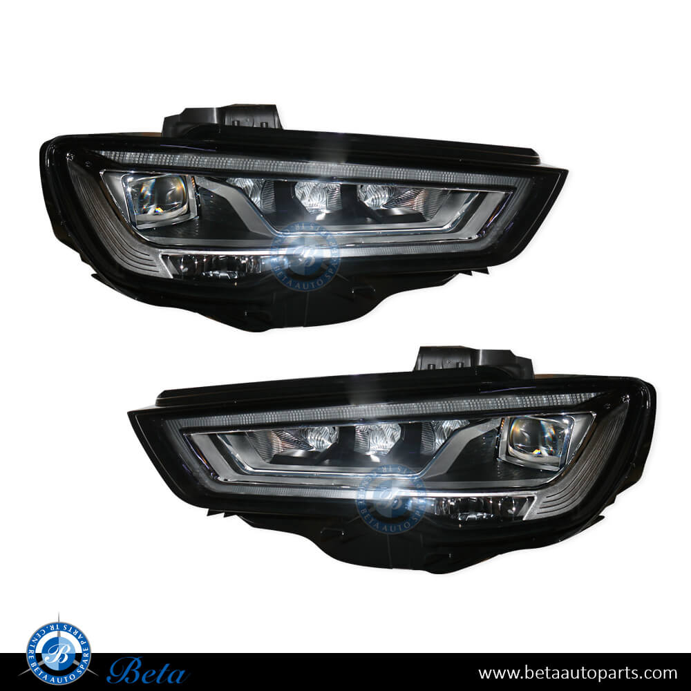 Headlamp Upgrade From Normal to 2020 LED Look for Audi A3 2013-2016 models, Part Number 8V0941003/8V0941004