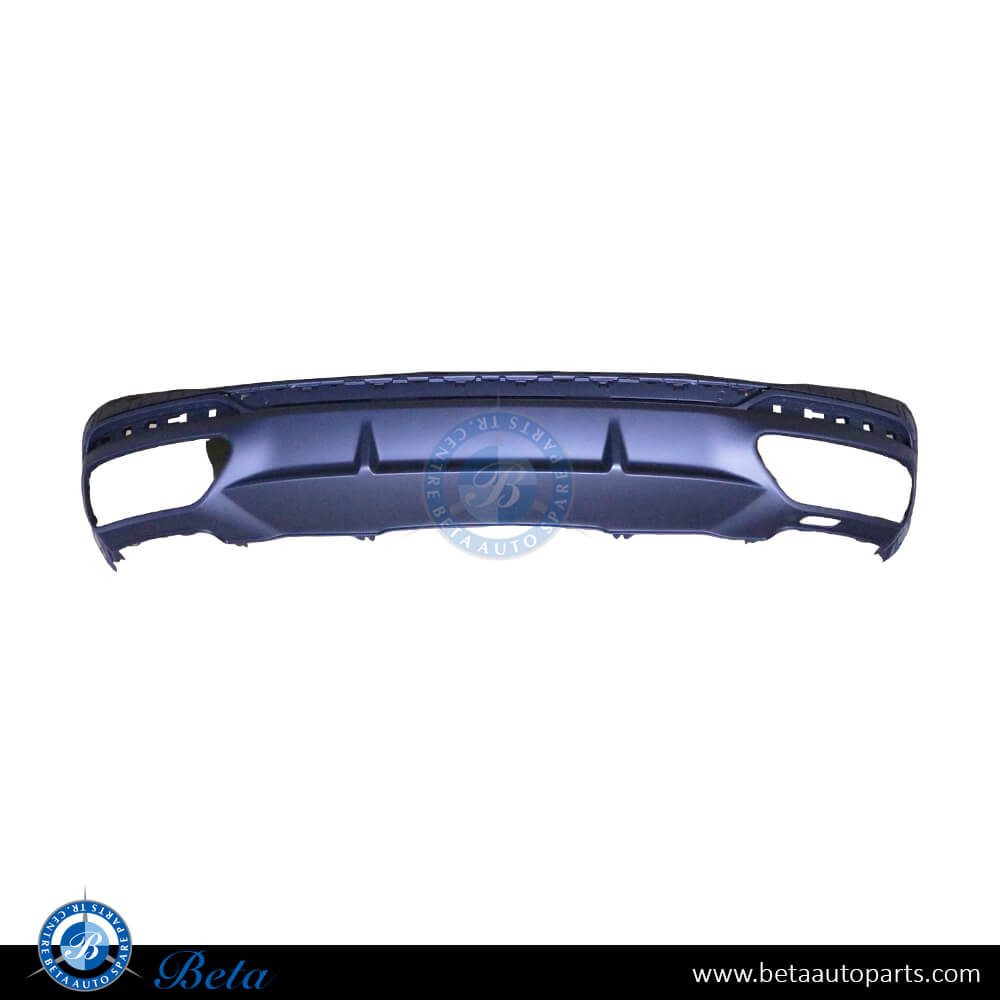 Audi A4 S-Line (2020-Up), Rear Diffuser (Matt Chrome), China, 8W0807521