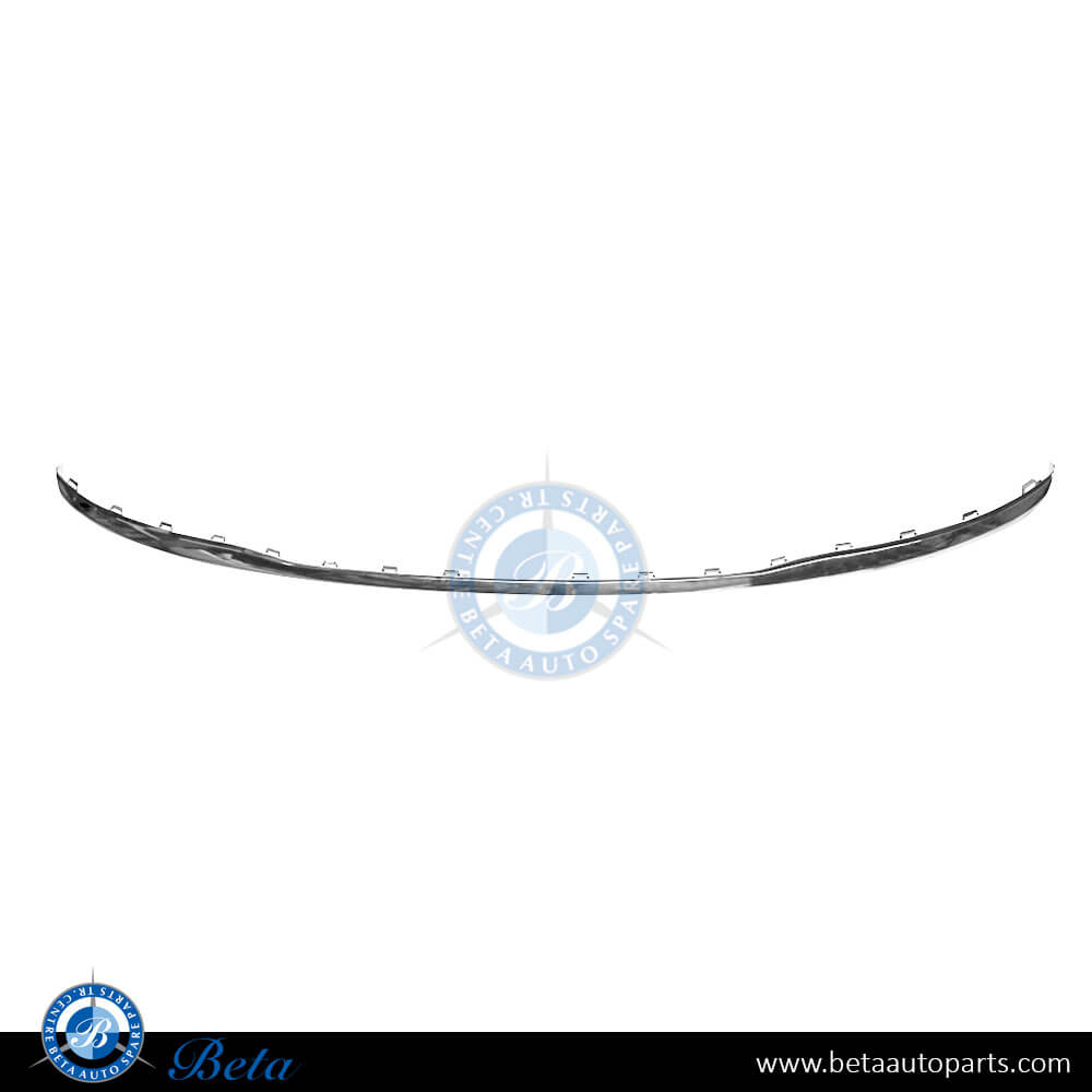 Audi A4/A5 (2020-Up), Rear Diffuser Moulding - Silver (Center), China, 8W0853551D3Q7