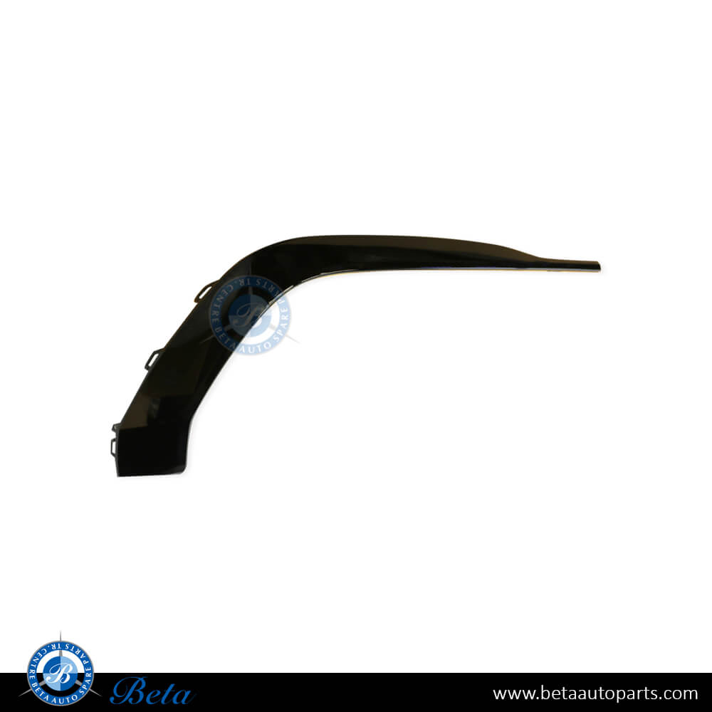 Audi A4 S-Line (2020-Up), Rear Diffuser Moulding - Gloss Black (Left), China, 8W0853555T94