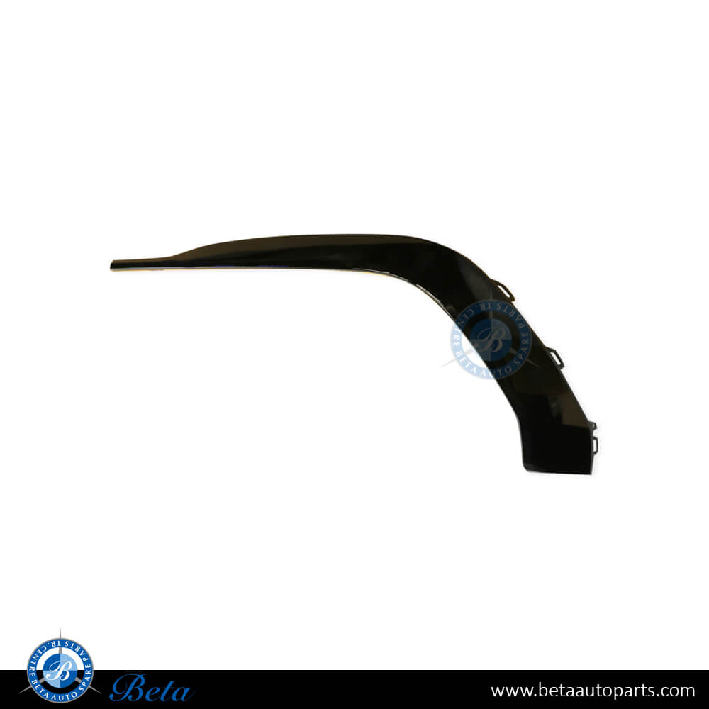 Right Side Rear Diffuser Moulding - Gloss Black for Audi A4 S-Line 2020-Up models, Part Number 8W0853556T94