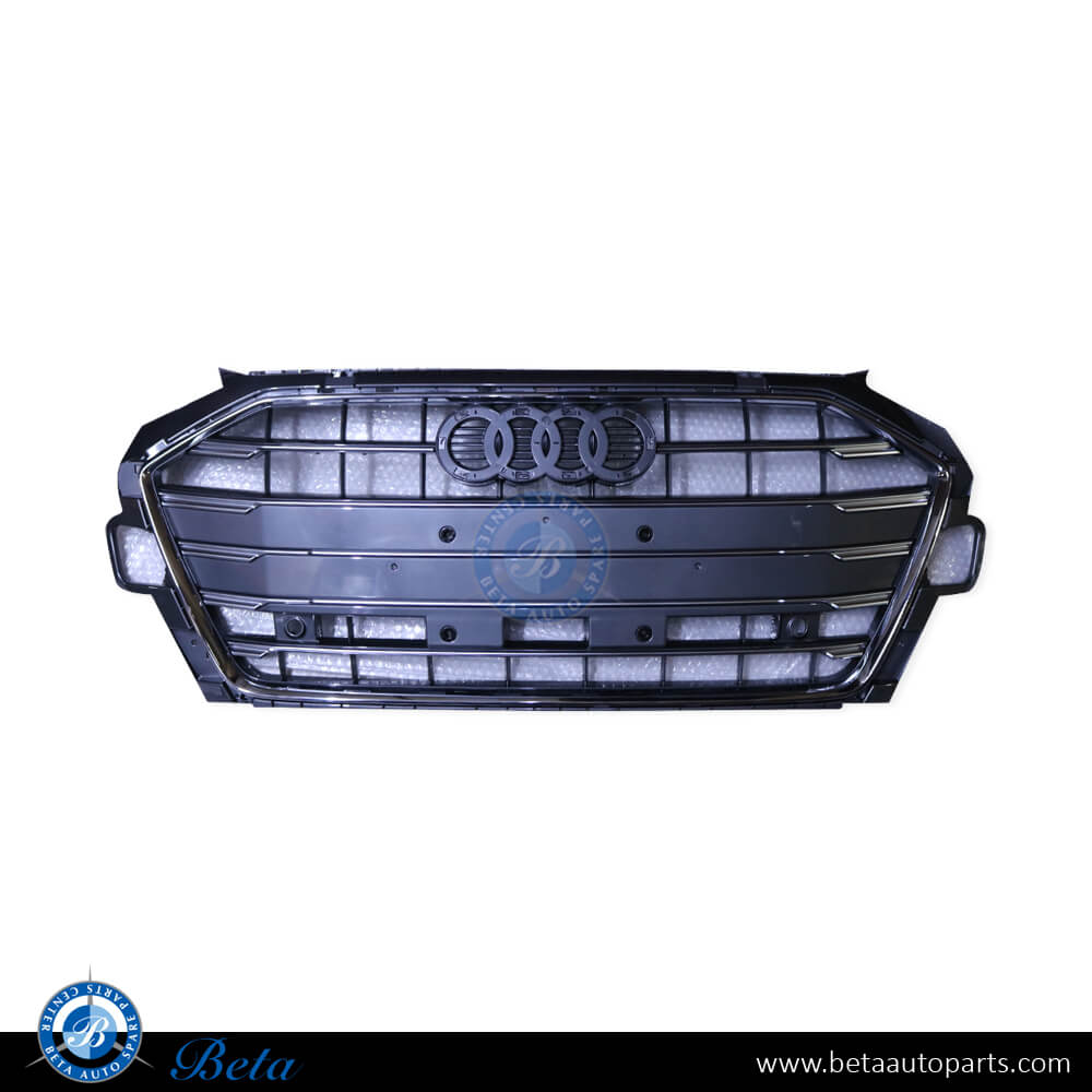 Radiator Grille with Camera Hole for Audi A4 2020-Up models, Part Number 8W0853651DD