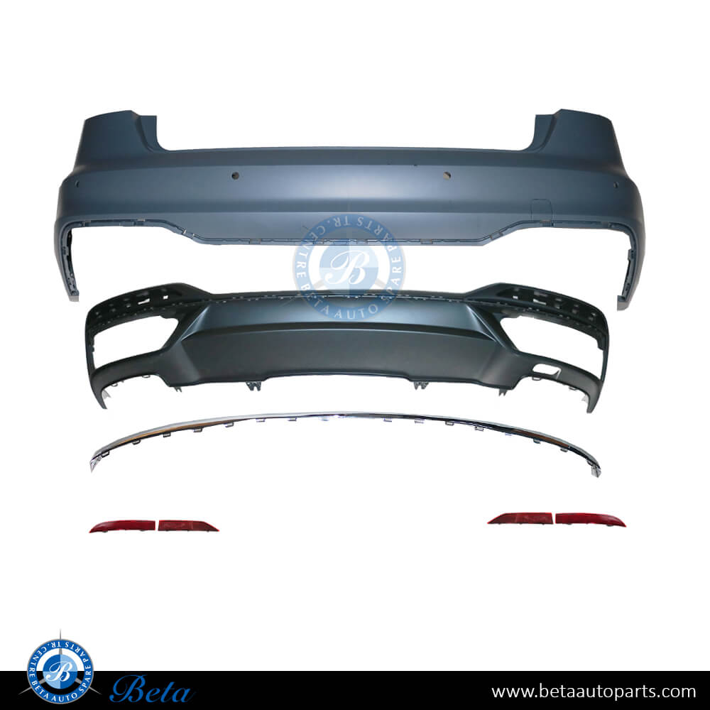 Rear Bumper with PDC for Audi A4 2020-Up models, Part Number 8W5807067G