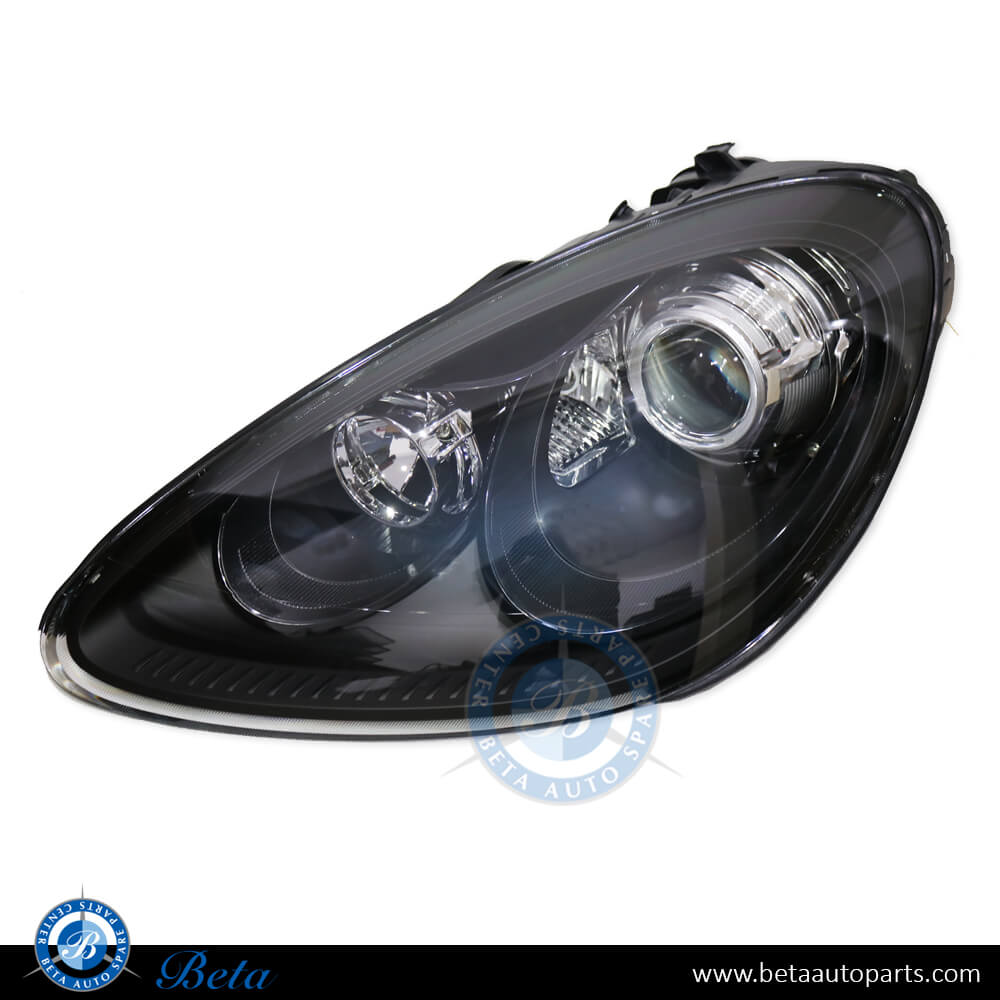 Left Side Headlamp Adaptive Xenon for Porsche Cayenne 2011-2014 models, Part Number 95863117700