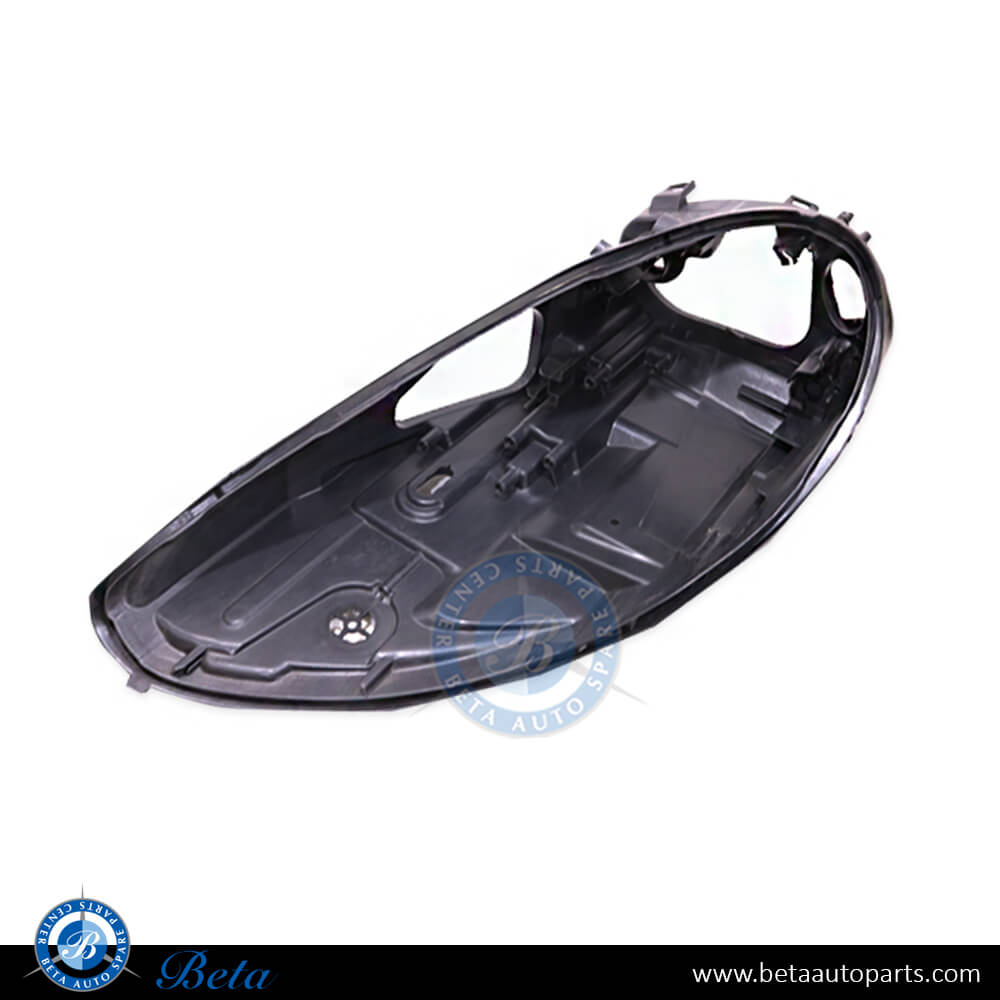 Left Side Headlamp Housing for Porsche Panamera 2014-2016 models, Part Number 97063116954