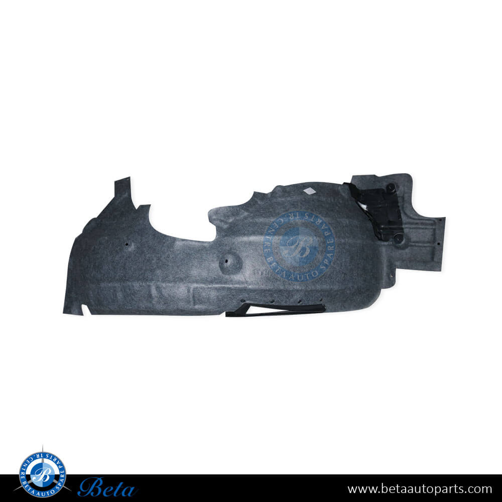 Left Side Front Wheel Fender Liner - Rear Half for Porsche Panamera 2017-Up models, Part Number 971810907